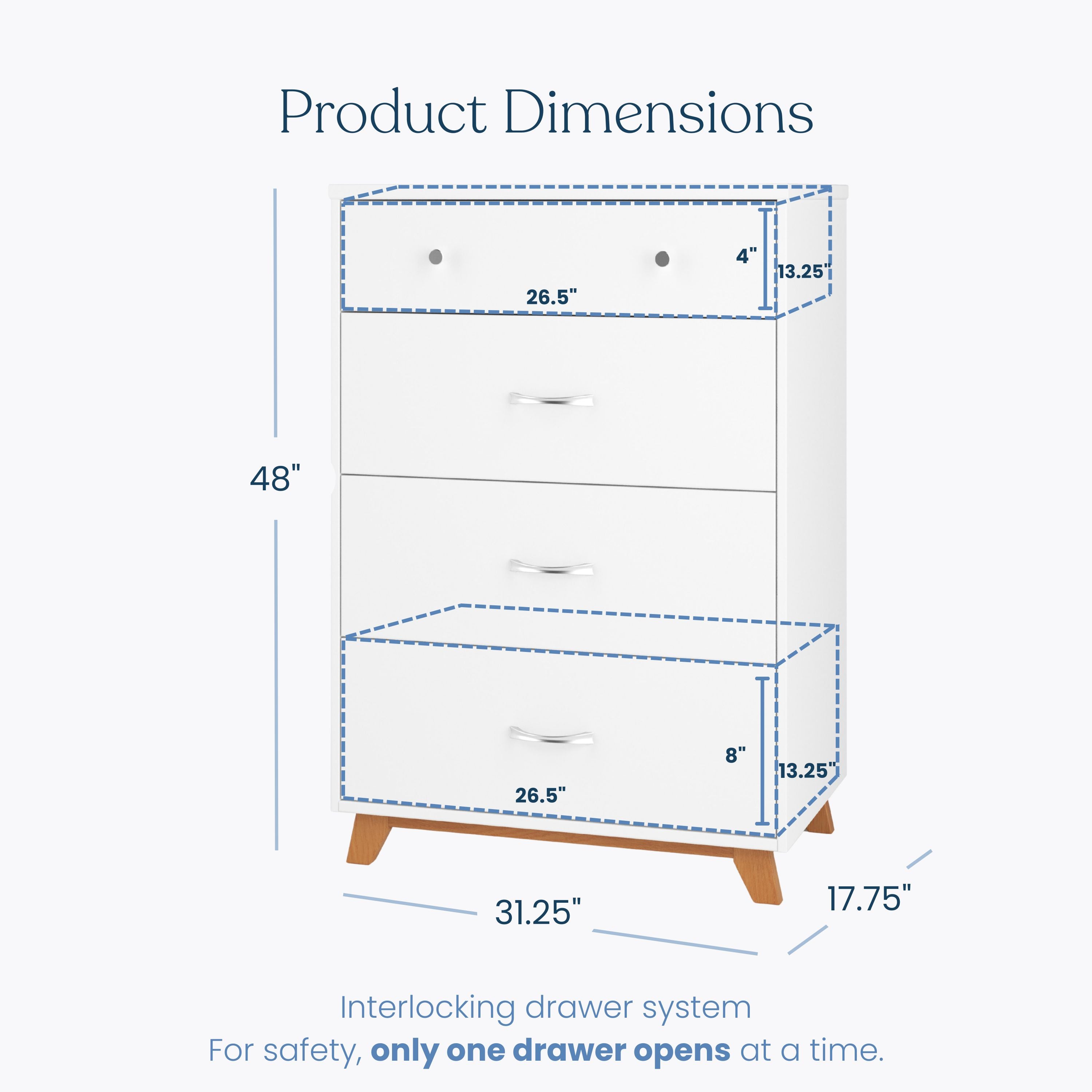 nursery dresser white Babyletto Sprout 3-Drawer Changer with Removable Changing Tray Chestnut / Natural Soho 5-Drawer Nursery Dresser