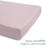 A light mauve HALO Fitted Crib Sheet covers a mattress corner. Text: HALO Fitted Crib Sheets 100% Organic Cotton Muslin 2 Pack—soft, breathable comfort for your baby’s crib.