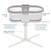 The HALO BassiNest® Luxe Swivel Sleeper Bassinet features breathable mesh sides, a lowering wall, adjustable height (for beds up to 33