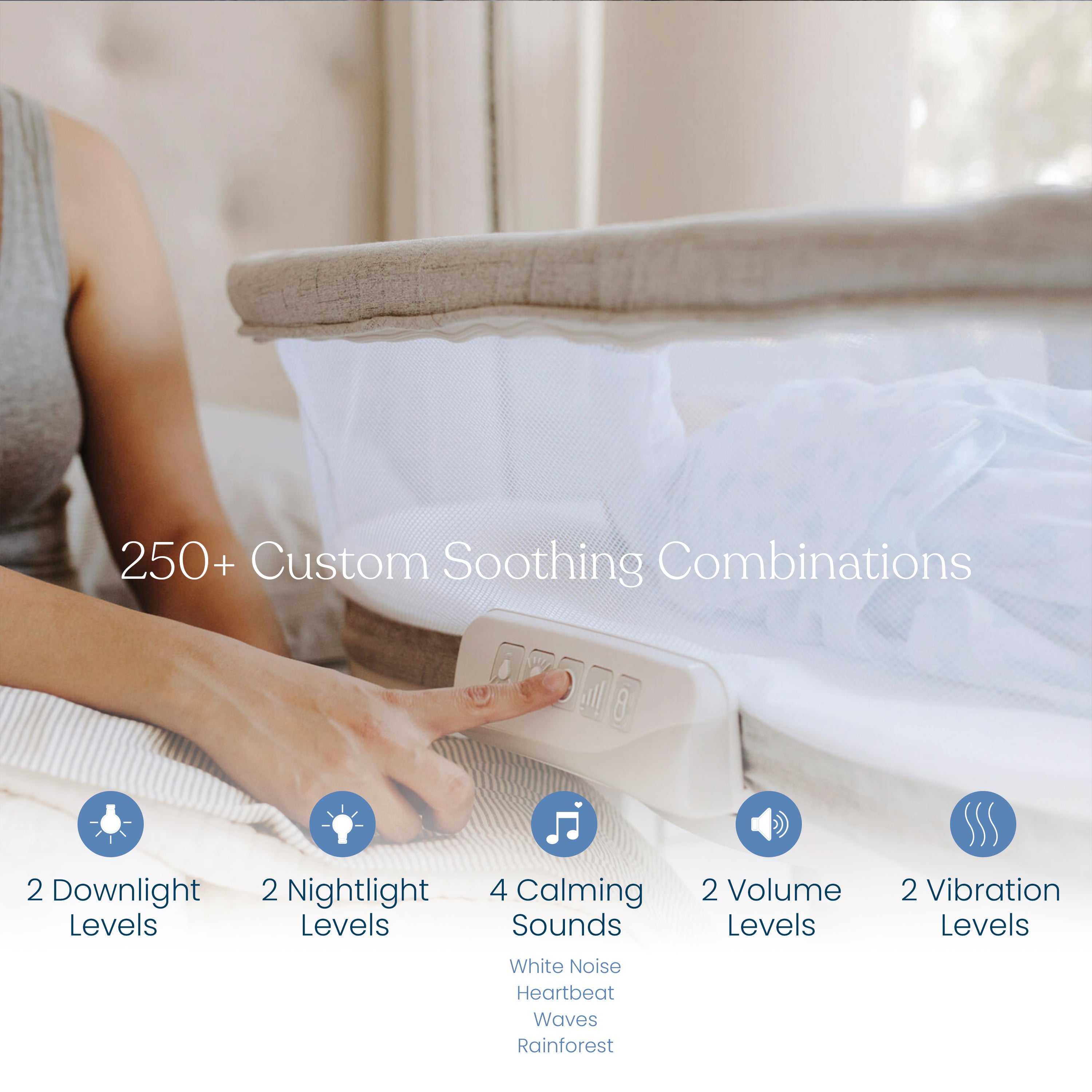 Mattress Pad Halo Bassinet Lux HALO BassiNest Luxe Vibrating