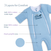 The HALO Baby Merlin's Magic Sleepsuit® 100% Cotton features two zippers, three cozy layers—soft cotton outer and lining with plush polyfill core—making it ideal for swaddle transition and easing sleep regression.