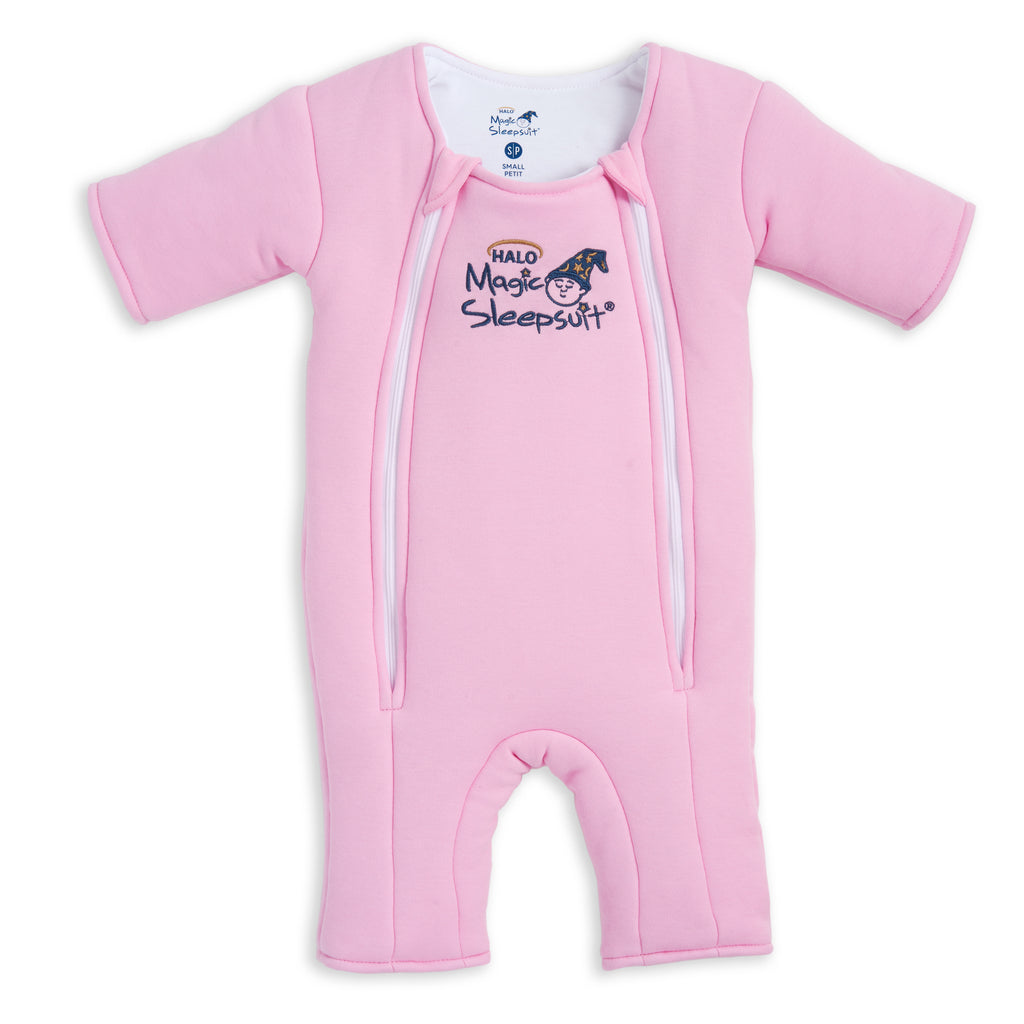 Pink Baby Merlin’s Magic Sleepsuit – Cozy 100% Cotton Baby Sleepwear