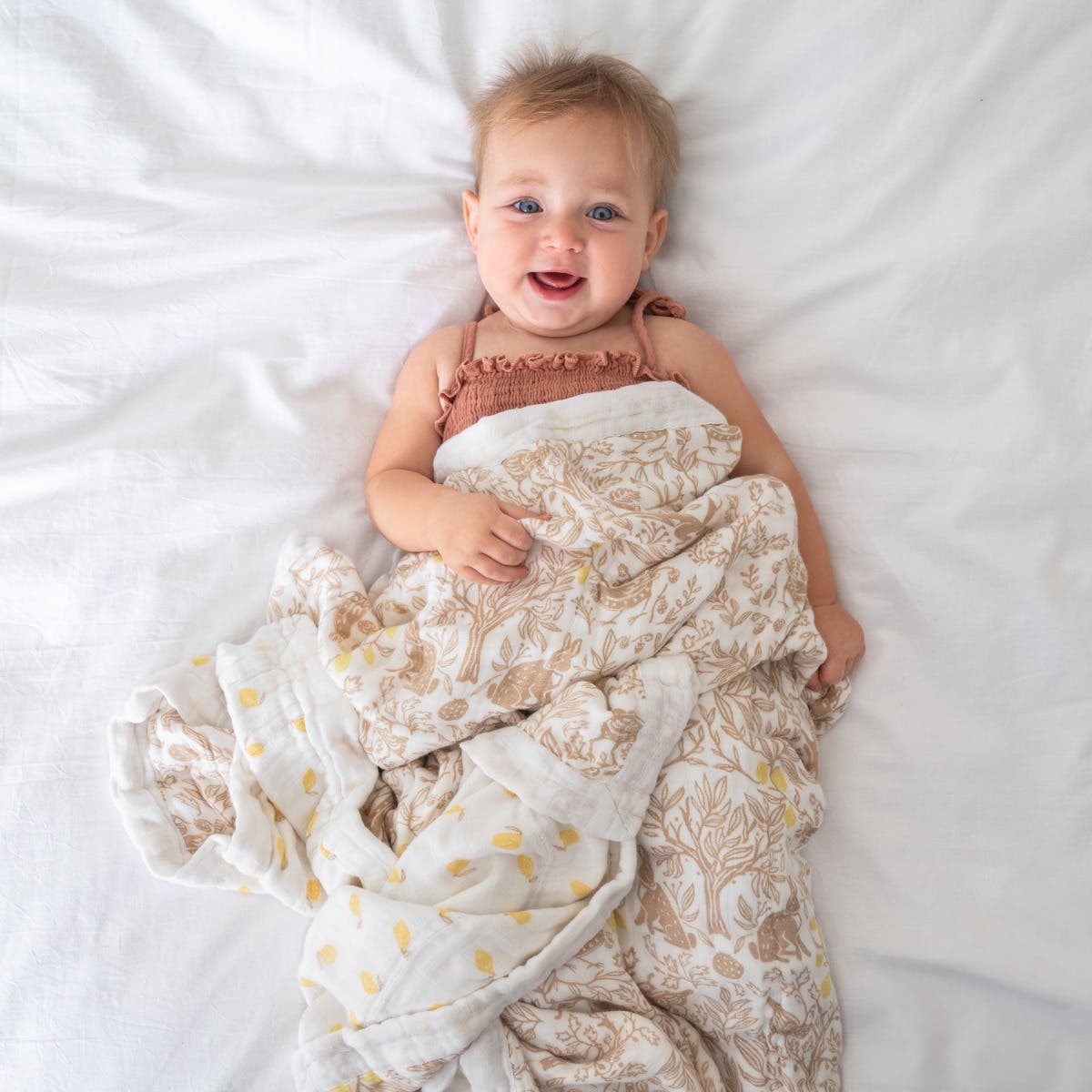 aden anais silky soft schlafsack Natural Woodland Silky Soft Dream Blanket
