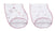 The aden + anais boutique 100% cotton muslin burpy bibs 2-pack features pink-edged, absorbent bibs with a no-slip, contoured shape. One sports pastel heart patterns and the other showcases similar shade polka dots for stylish and convenient use.