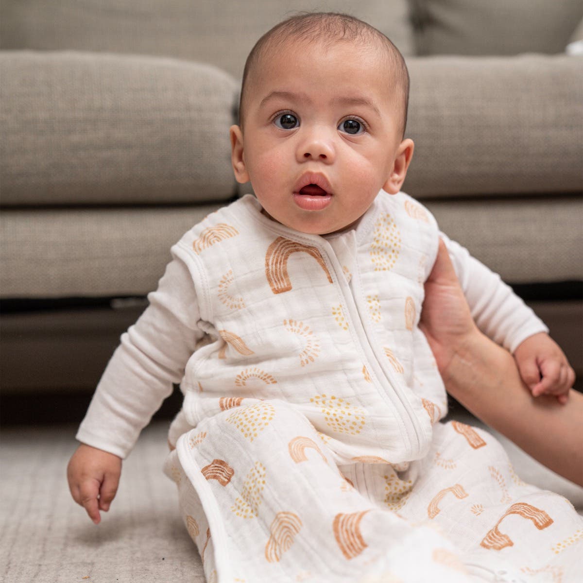 aden + anais schlafsack sale aden + anais Cotton Muslin Light Sleeping Bag in Keep Rising Size Medium