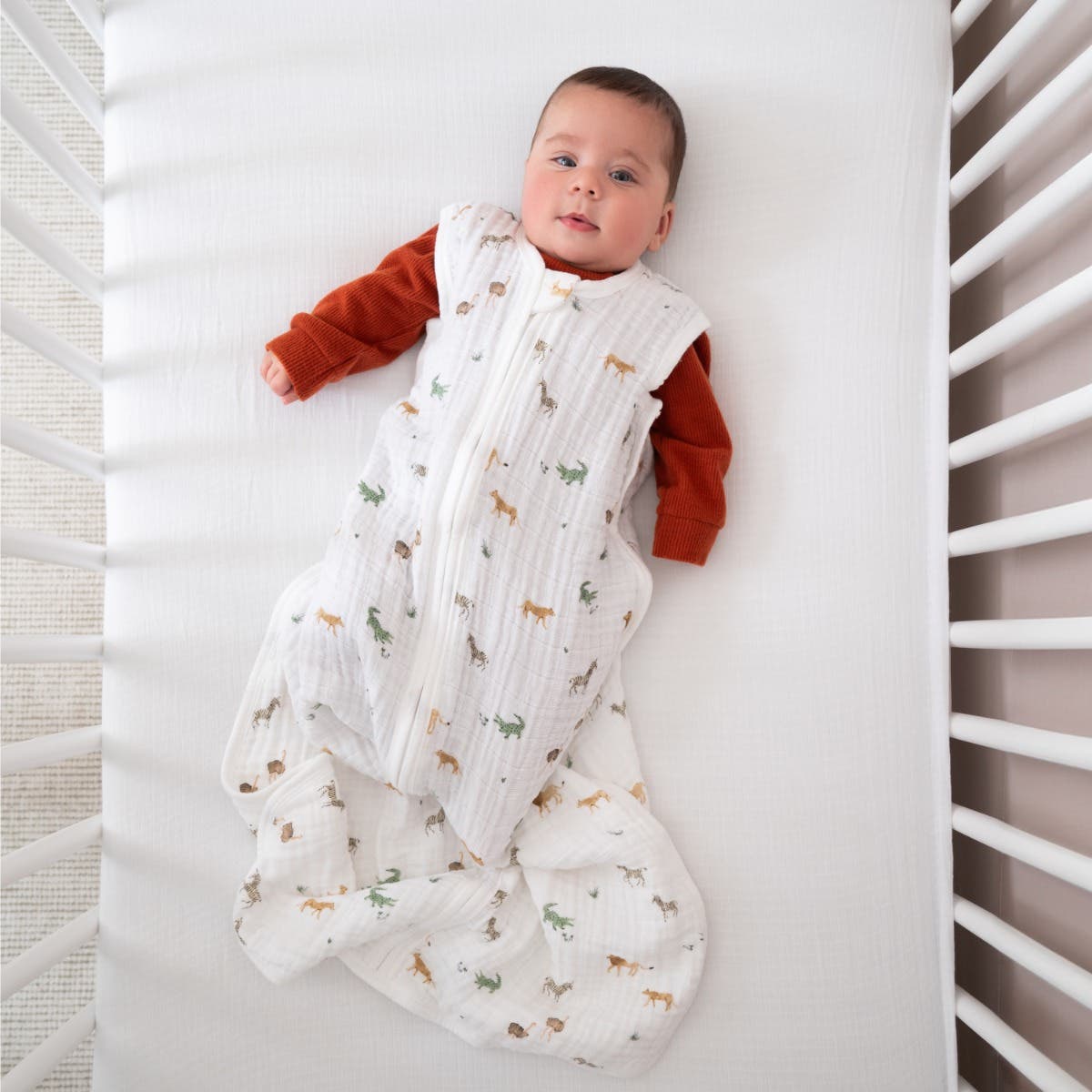aden anais schlafsack tog organic cotton Light sleep sack TOG 1.0 safari dreams