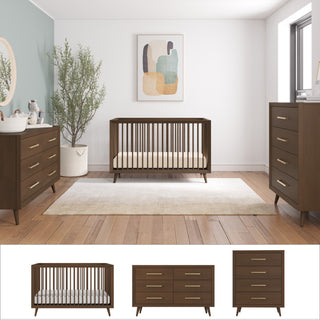 Cranbrook 3 Piece Nursery Set with Crib, Dresser and Chest
