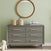 The Child Craft Cranbrook 2 Piece Nursery Set—with a modern 6-drawer dresser and crib—completes your nursery. Topped with woven baskets, folded baby clothes, and accented with a plush teddy, it’s perfect for a Mid Century Modern setup.