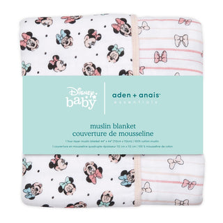 Disney's Minnie Rainbows Muslin Blanket aden anais