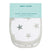 This pack of three aden + anais essentials cotton muslin snap bibs features a charming star pattern. Made from absorbent cotton muslin, they come in light blue packaging with product details, ensuring theyll grow with your baby.