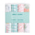 The aden + anais essentials cotton muslin swaddle blanket 4 pack includes colorful blankets with floral, jungle, and abstract designs. The packaging highlights the brand name and product details.