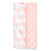 A set of two aden + anais essentials cotton muslin swaddle blankets stands against a white backdrop. One roll features a pink and white heart pattern, while the other showcases a floral design.