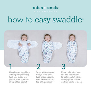 Desert Sun Easy Swaddle With No Zipper 0-3M | aden + anais