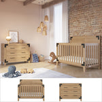 Lucas 2-Piece Nursery Set with Crib and Dresser