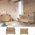 Lucas 2-Piece Nursery Set with Crib and Dresser