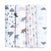 The aden + anais essentials cotton muslin swaddle blanket 4 pack features breathable cotton muslin with patterns of pine trees, mountains, animals, zigzags, and geometric shapes in gray, green, and beige on a white backdrop.